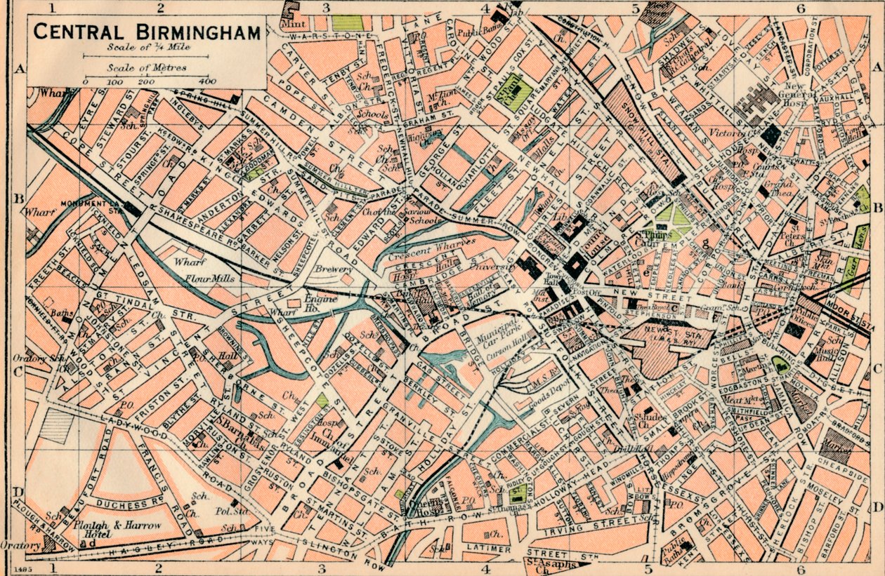 Birmingham központja, XX. század alkotó: John Bartholomew