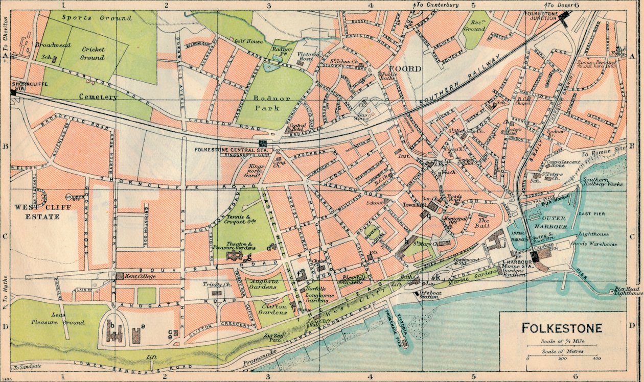 Folkestone, c20. század alkotó: John Bartholomew