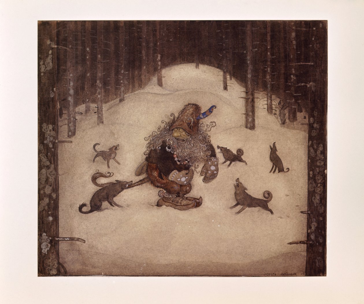 John Bauer, Troll és farkasok alkotó: John Bauer
