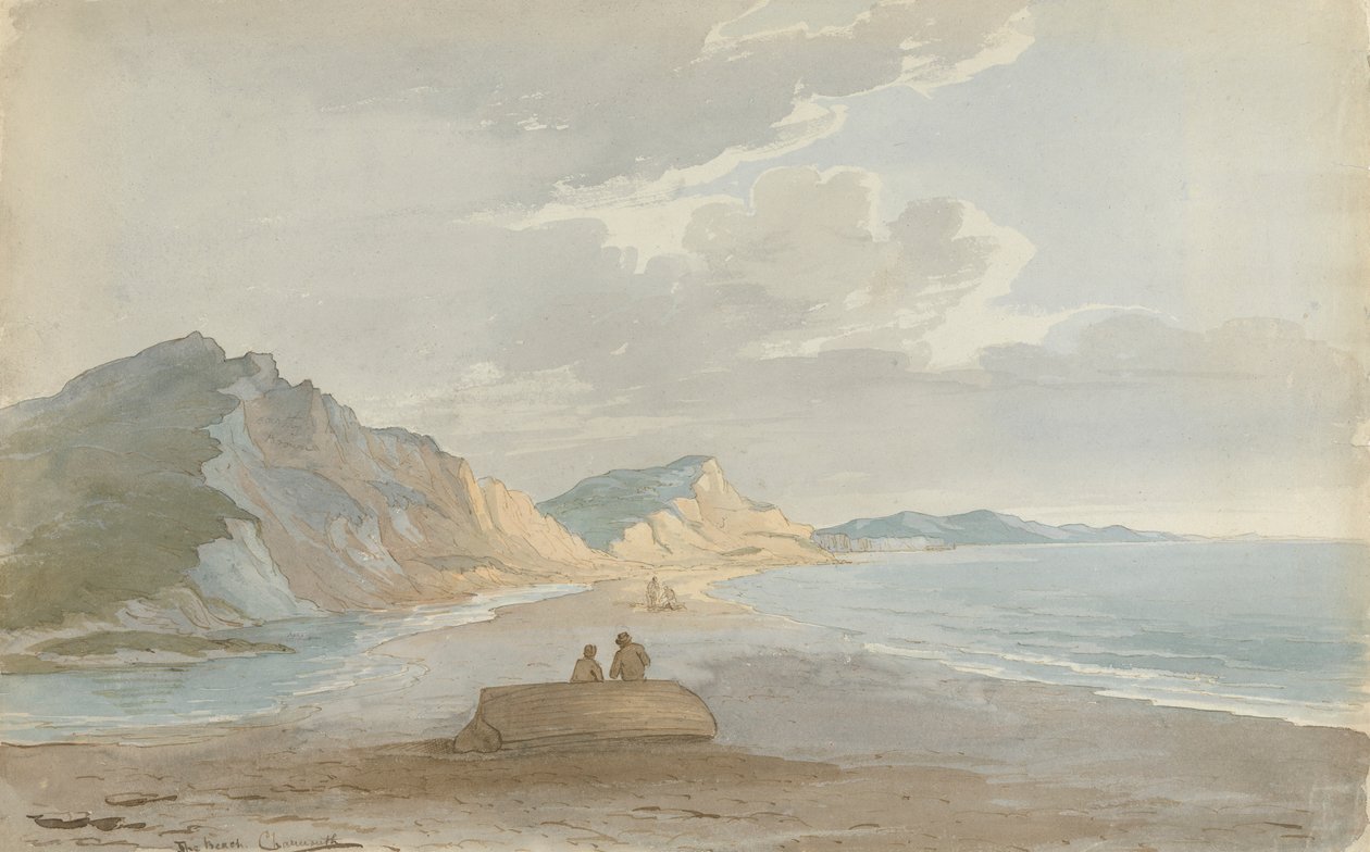 Charmouth tengerpartja alkotó: John Baverstock Knight