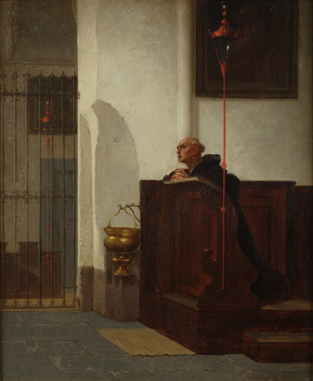 Régi templom, Düsseldorf, 1873 alkotó: John Beaufain Irving