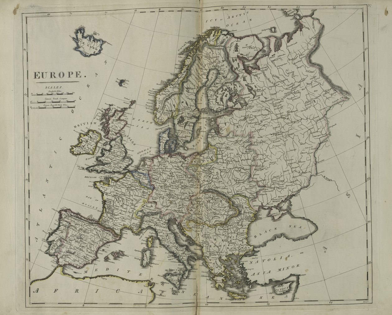 Európa, 1814 alkotó: John Bower