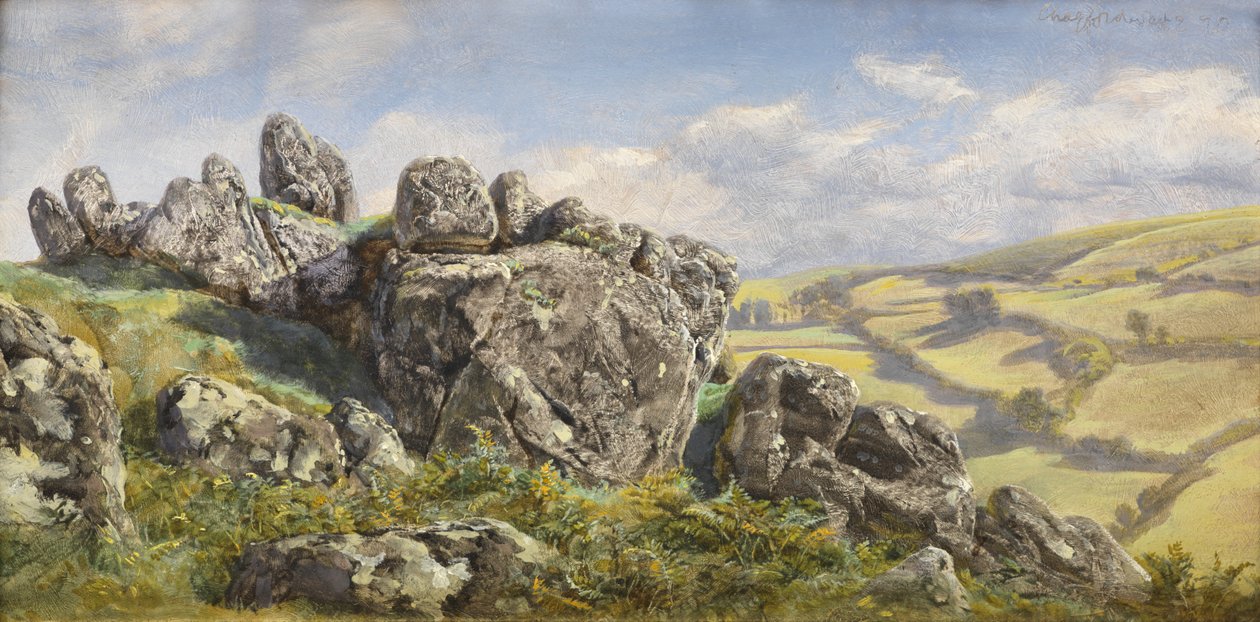 Tanulmány Chagford számára alkotó: John Brett