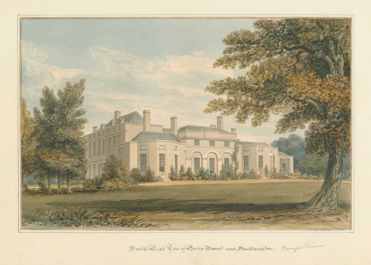 Hampshire – Southampton – Bevis Mount, 1824 alkotó: John Buckler