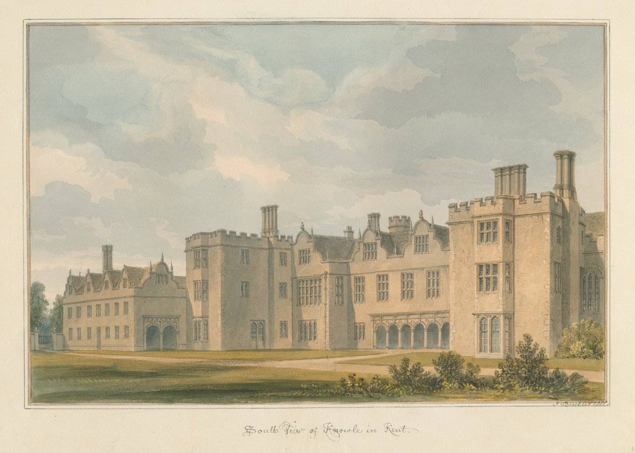 Kent – Knowle, 1811 alkotó: John Buckler