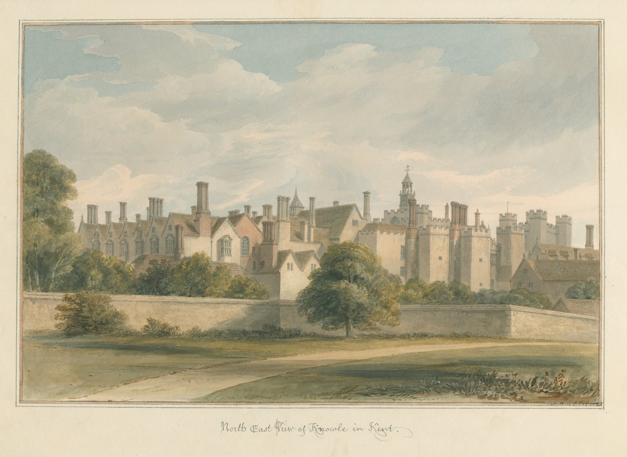 Kent – Knowle, 1811 alkotó: John Buckler