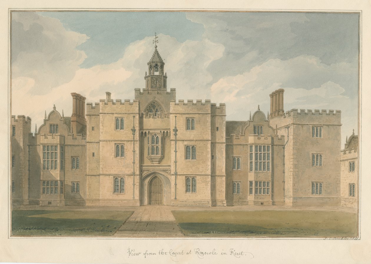 Kent – Knowle, 1811 alkotó: John Buckler