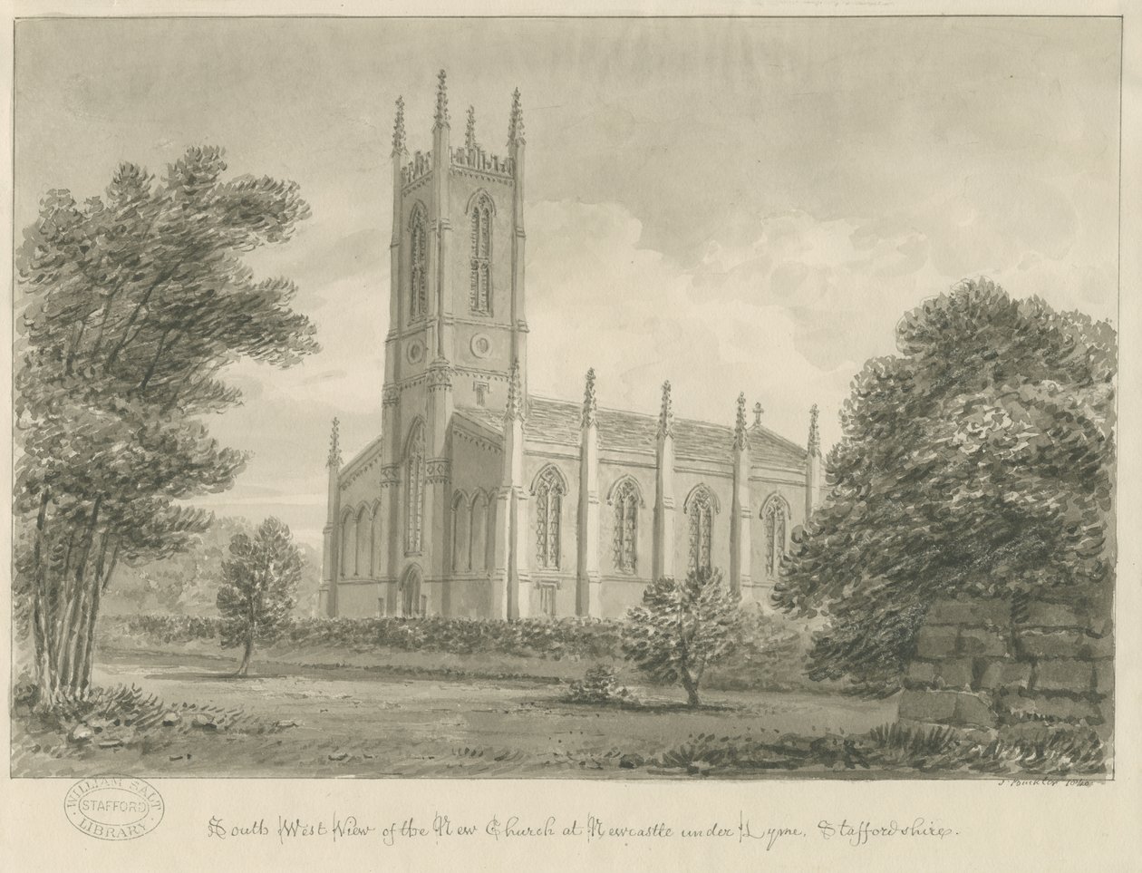 Newcastle-under-Lyme – "St. George" alkotó: John Buckler