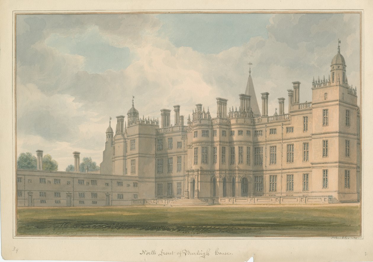 Northamptonshire - Burleigh House alkotó: John Buckler