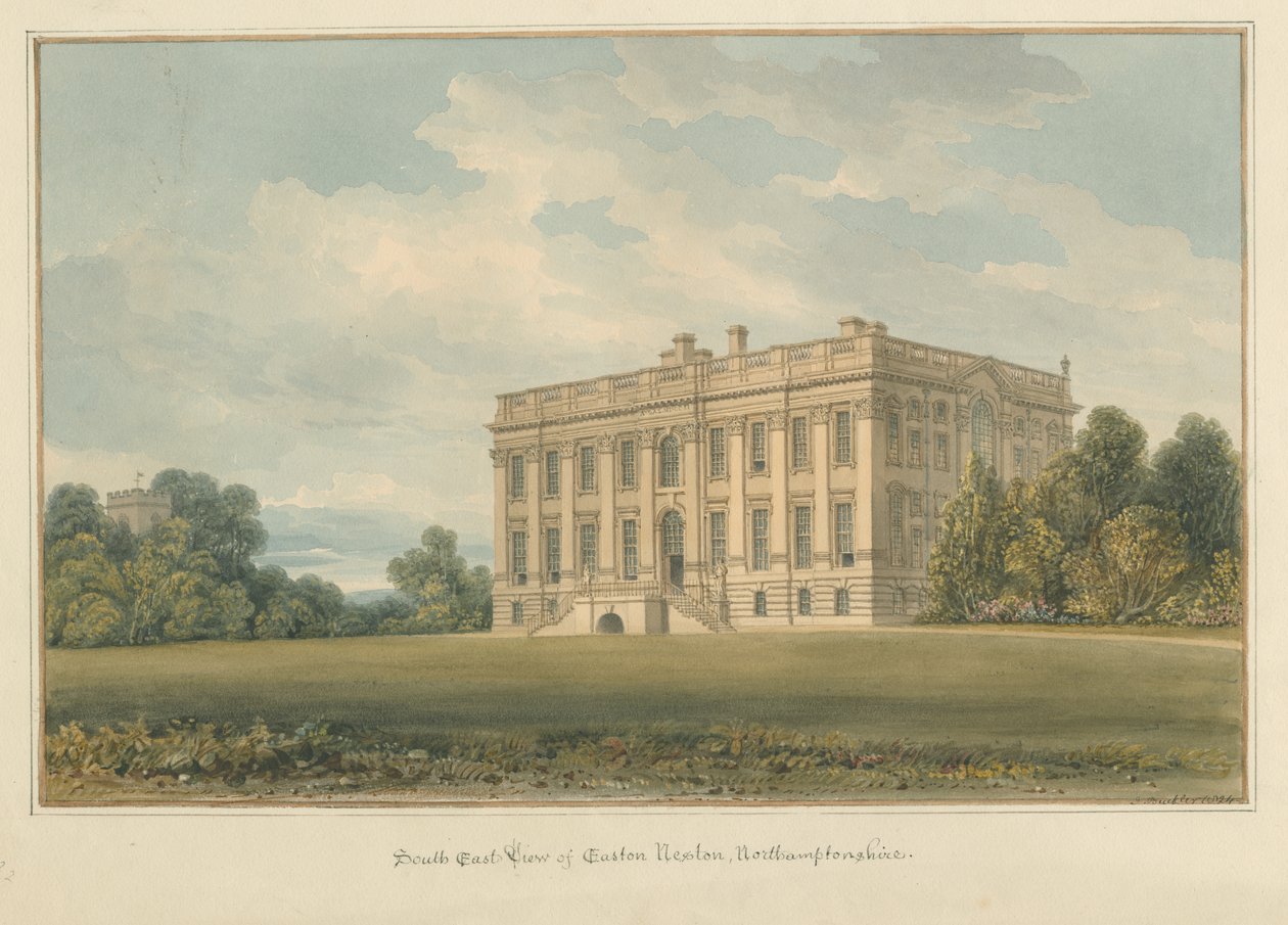 Northamptonshire – Easton Nest, 1824 alkotó: John Buckler
