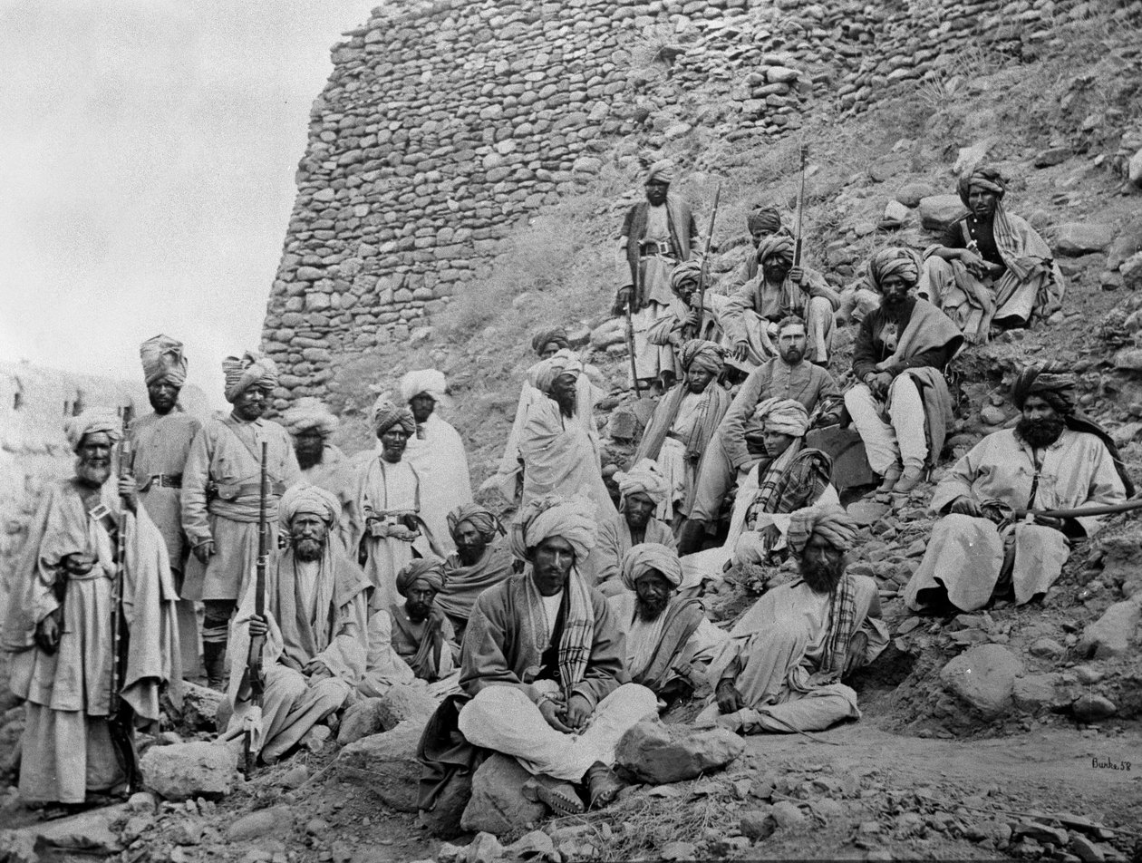 Khyber vezérek és kánok, 1878-79 alkotó: John Burke