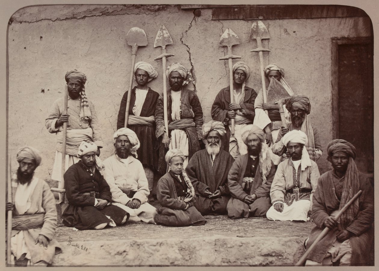 Kabul földbirtokosai és munkásai, 1879 alkotó: John Burke