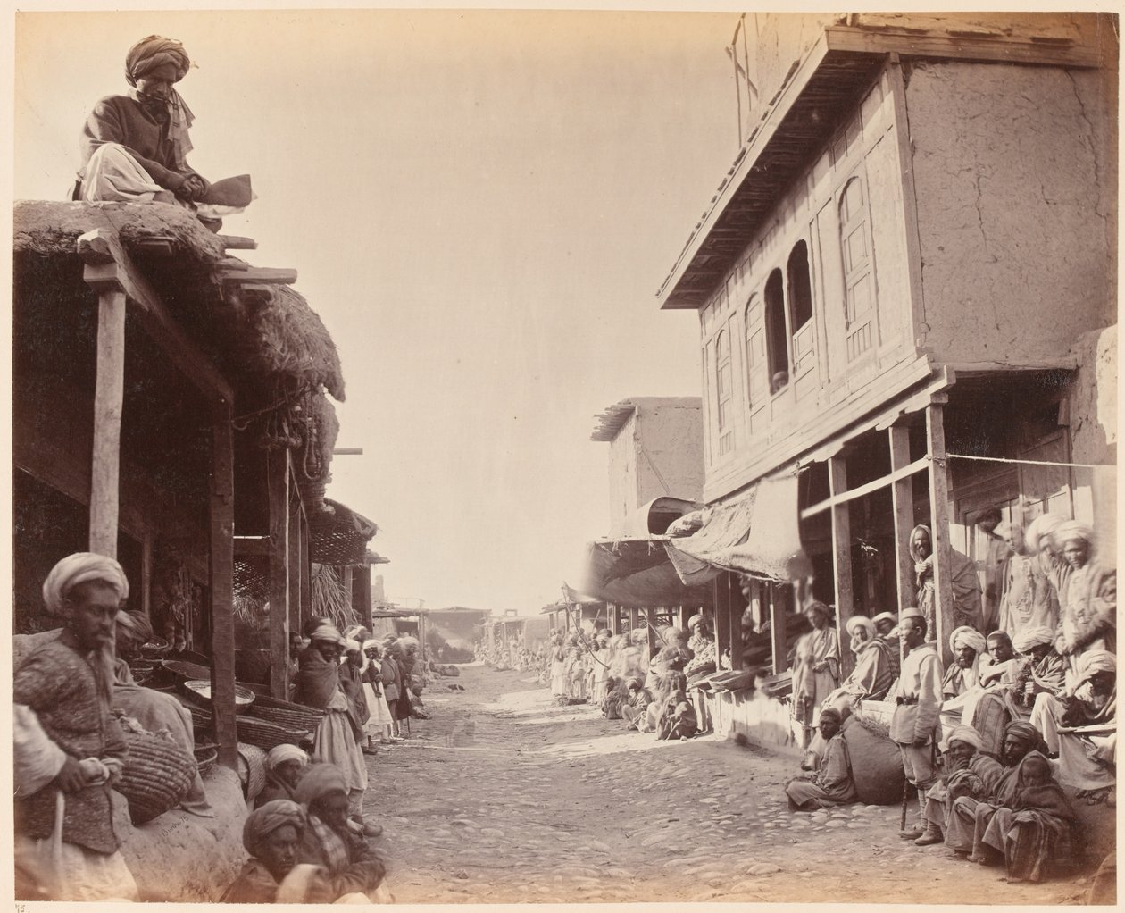 Utcai jelenet, Jalalabad 1879 alkotó: John Burke