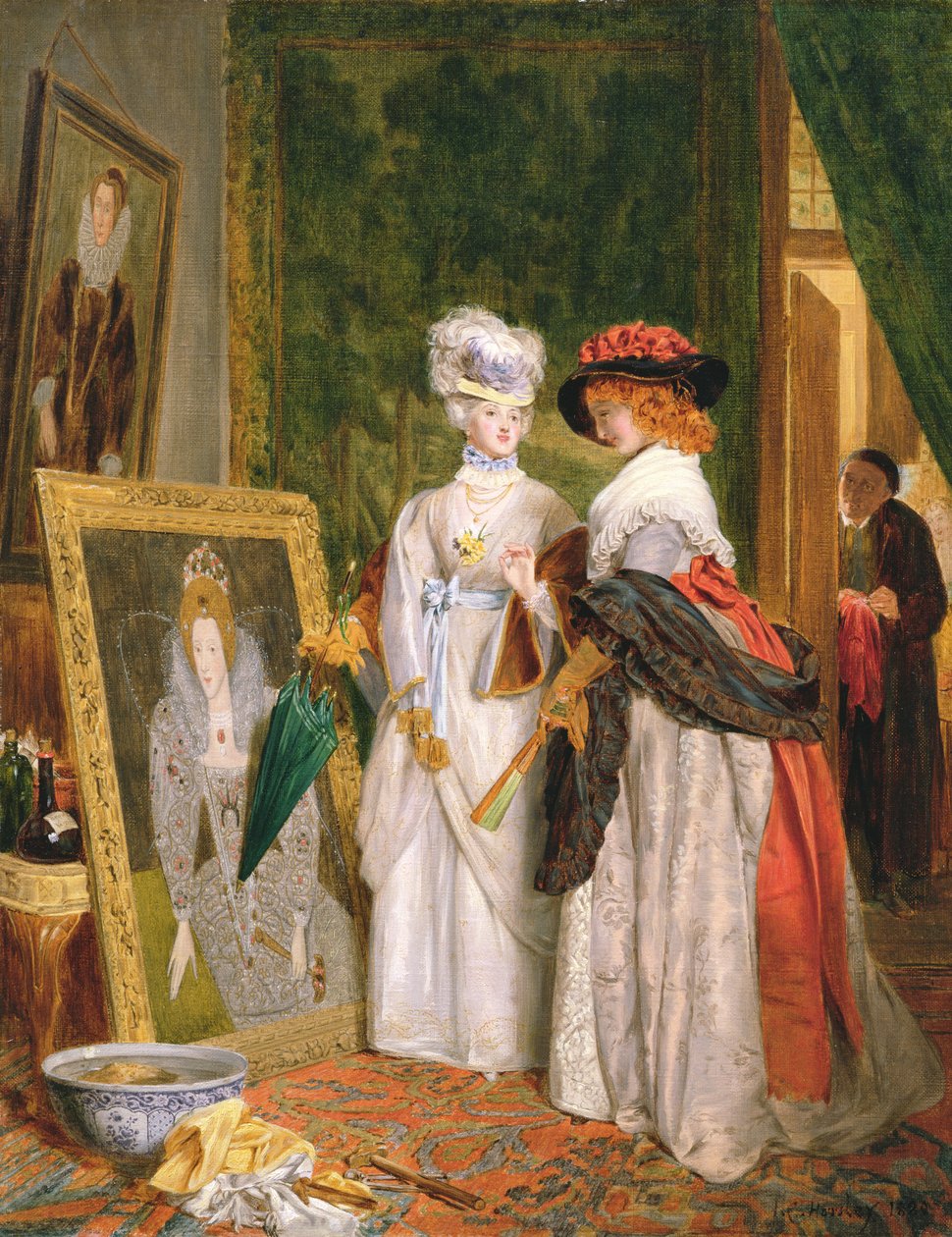 A jelmezek, a divatváltozás kritikusai alkotó: John Callcott Horsley