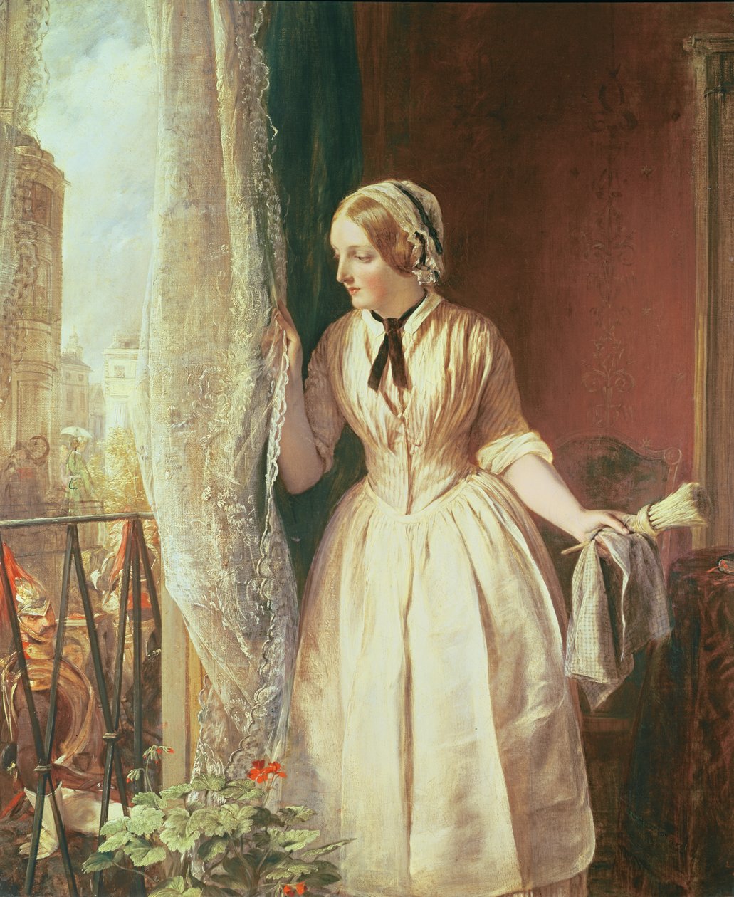 A katonabúcsú, 1853 alkotó: John Callcott Horsley