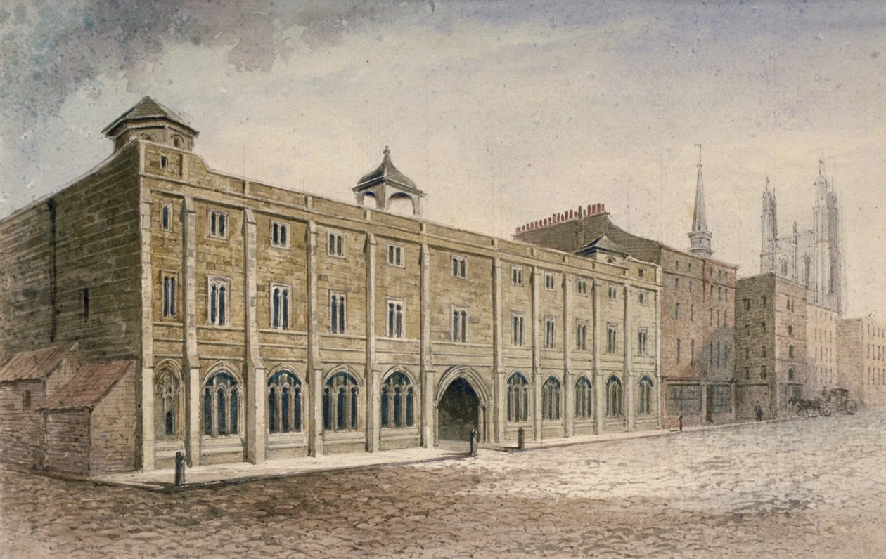 Leadenhall, London City, 1785 alkotó: John Carter