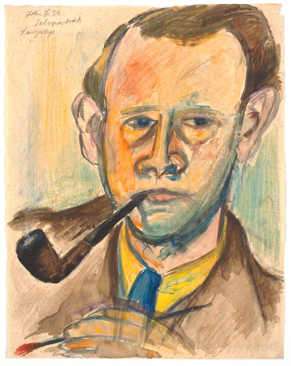 Önarckép lámpafényben alkotó: John Christensen