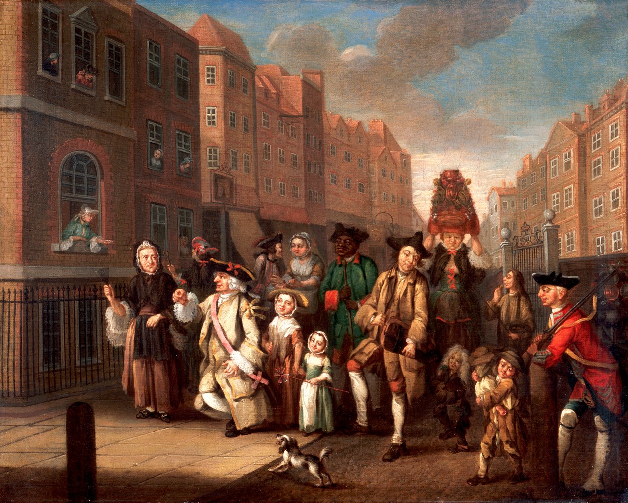„Május reggel”, 1760 alkotó: John Collet