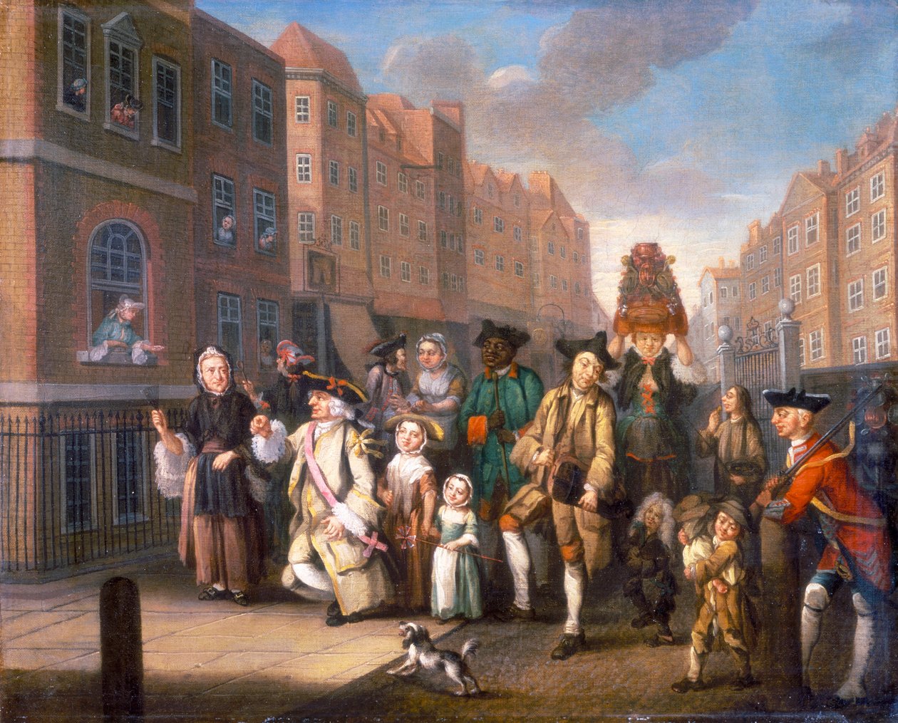 „Május reggel”, 1760 alkotó: John Collet