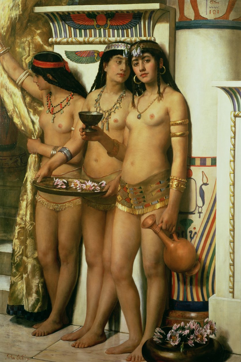 Fáraó szolgálólányai alkotó: John Collier