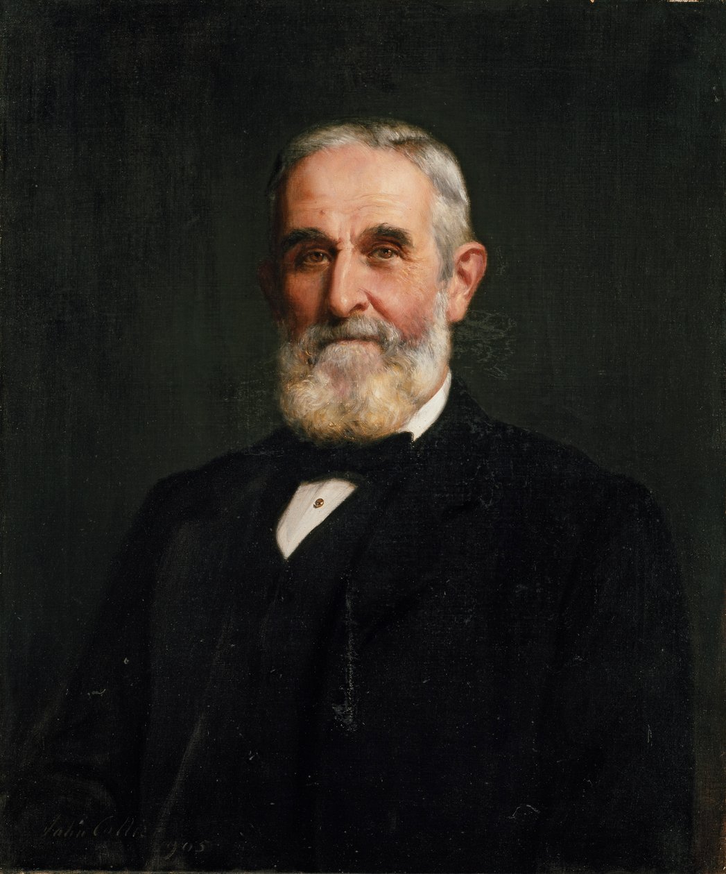 Sir John Evans, 1905 alkotó: John Collier