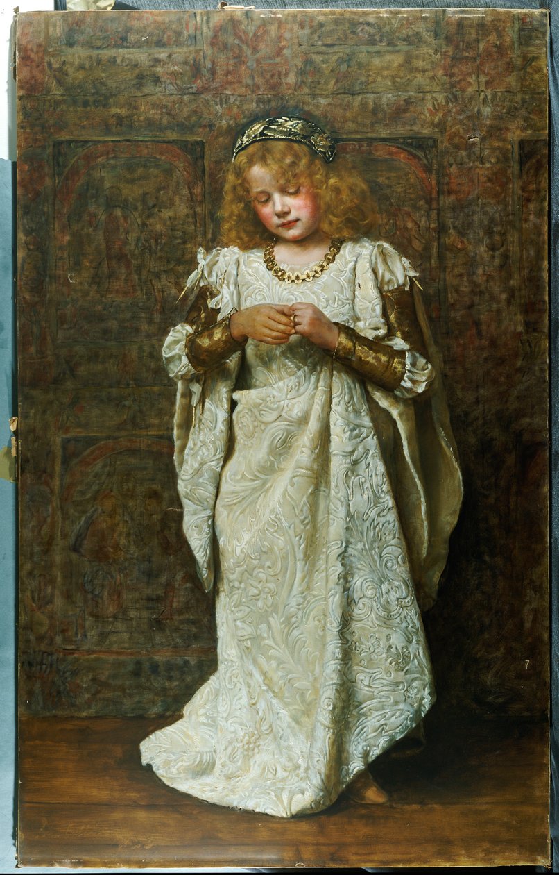 A gyermekmenyasszony, 1883 alkotó: John Collier