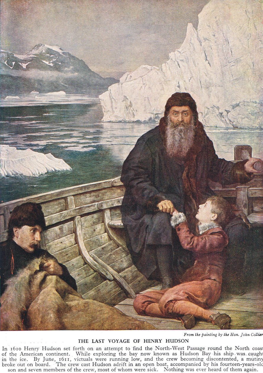 Henry Hudson utolsó utazása, 1940 körül alkotó: John Collier