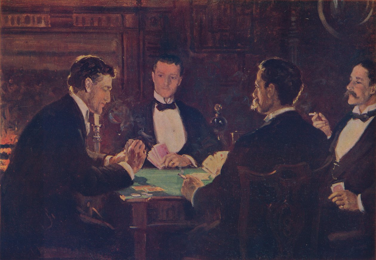 The Whist Players, c1900, c1915 alkotó: John Collier