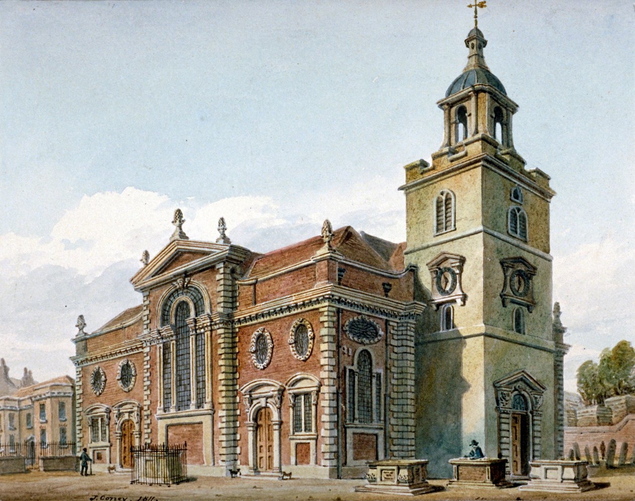 Szent Mária-templom, Whitechapel, London, 1811 alkotó: John Coney