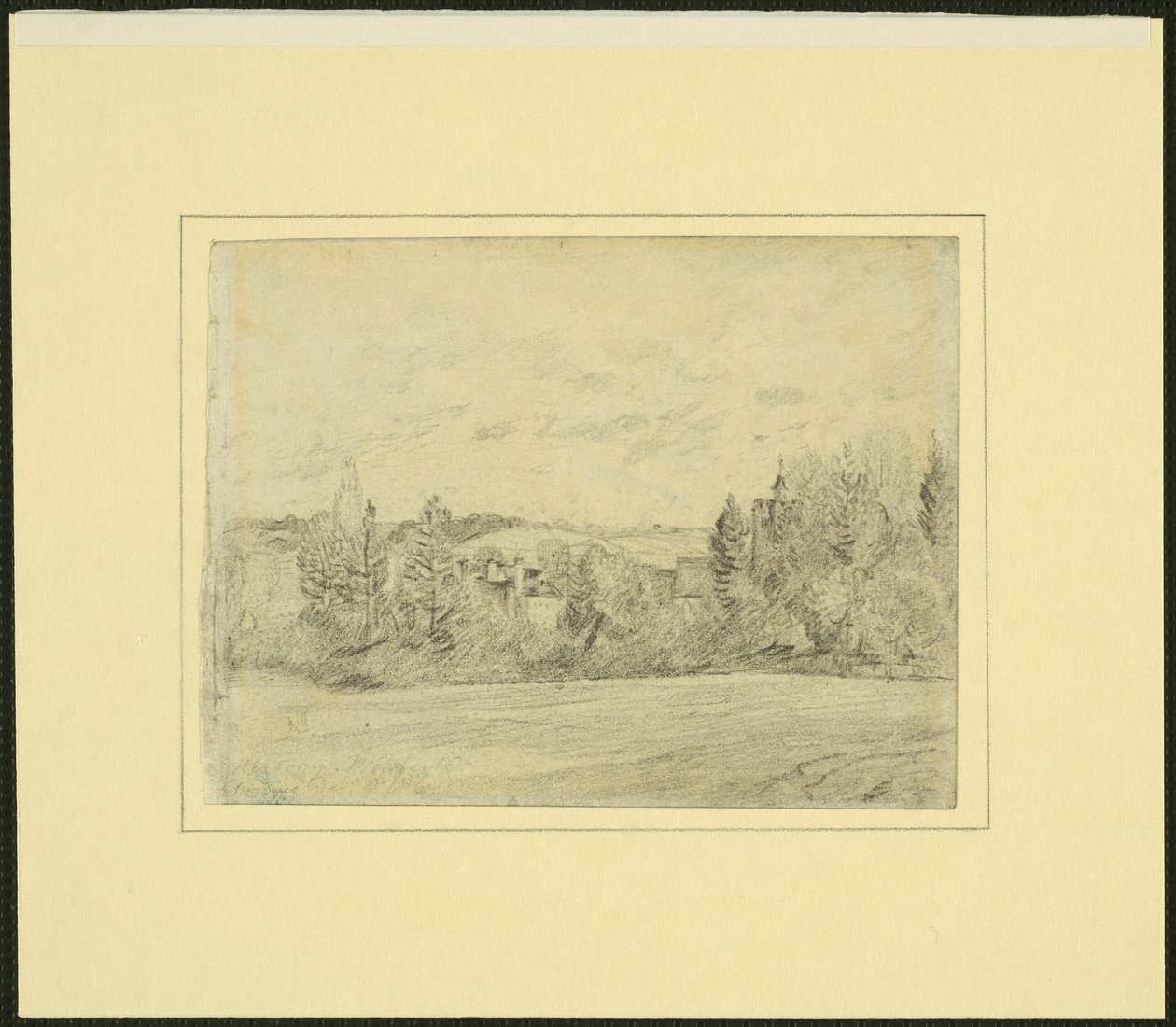 Binfield parókia és templom, Berkshire alkotó: John Constable