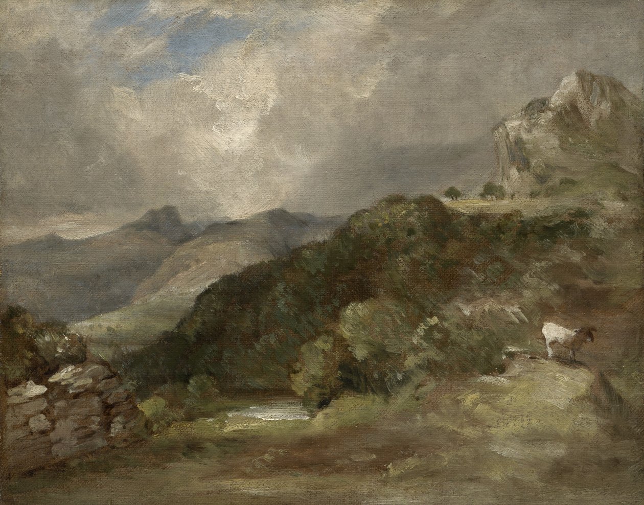 Bow Fell, Cumberland, 1807 alkotó: John Constable