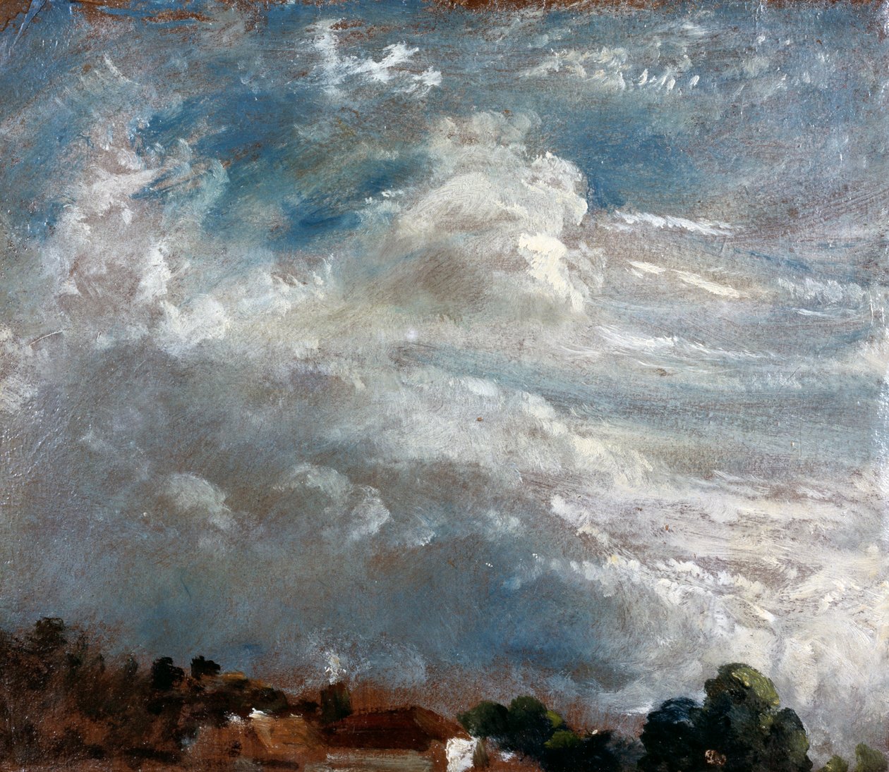 Cloud Study: Horizon of Trees alkotó: John Constable