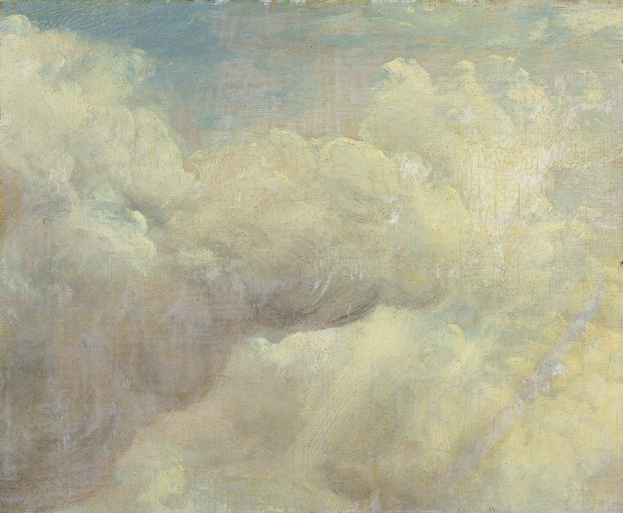 Felhőtanulmány, 1821 körül (olaj, vászon) alkotó: John Constable