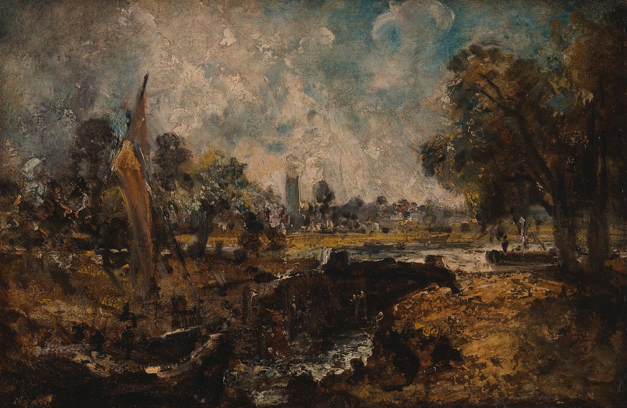 Dedham-zár, 1819-1820. alkotó: John Constable