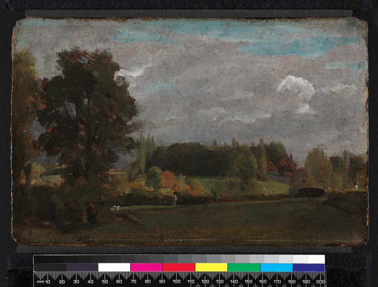 East Bergholt, 1808 (olaj, malomdeszka) alkotó: John Constable