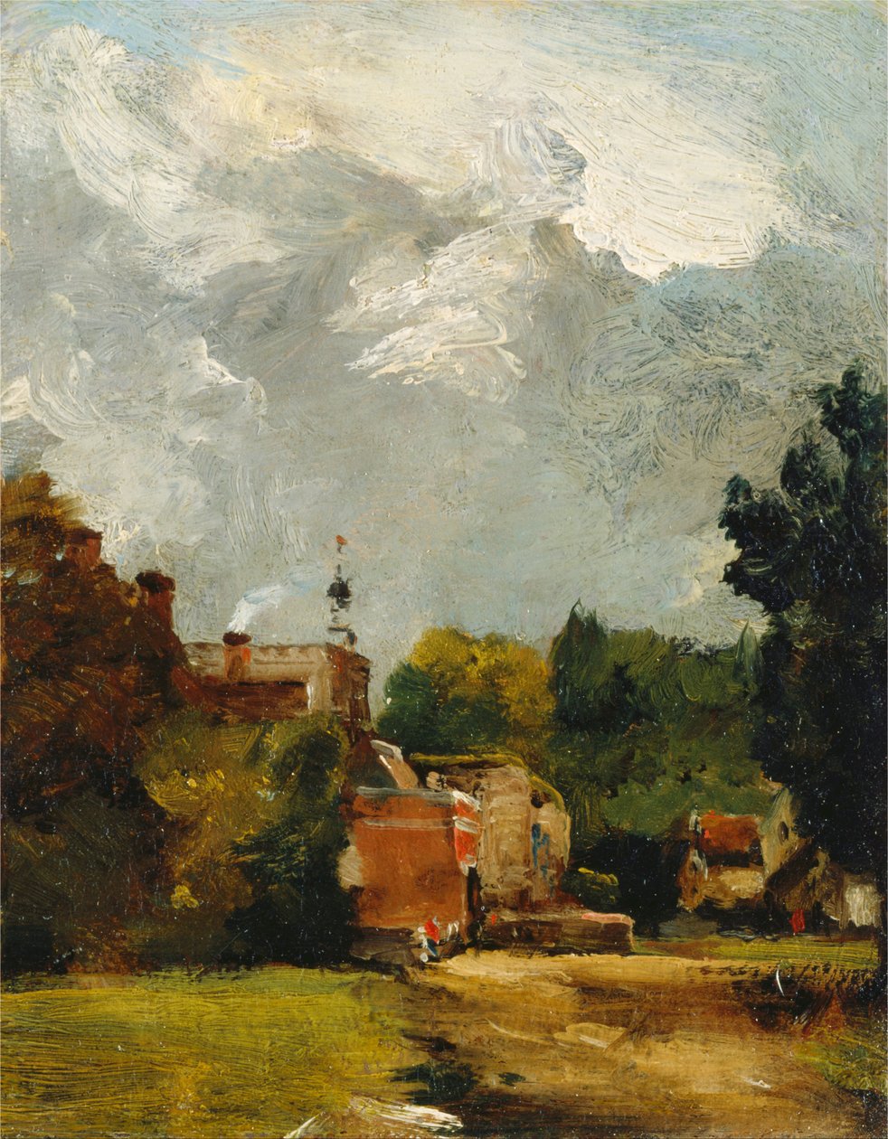 East Bergholt templom alkotó: John Constable
