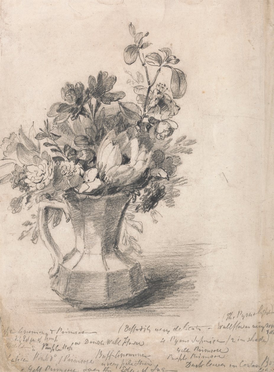 Virágok egy kancsóban alkotó: John Constable