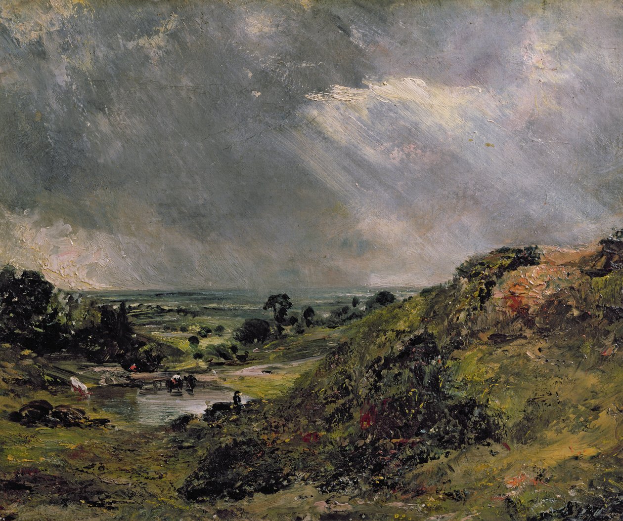 Hampstead Heath, Branch Hill Pond, 1828 alkotó: John Constable