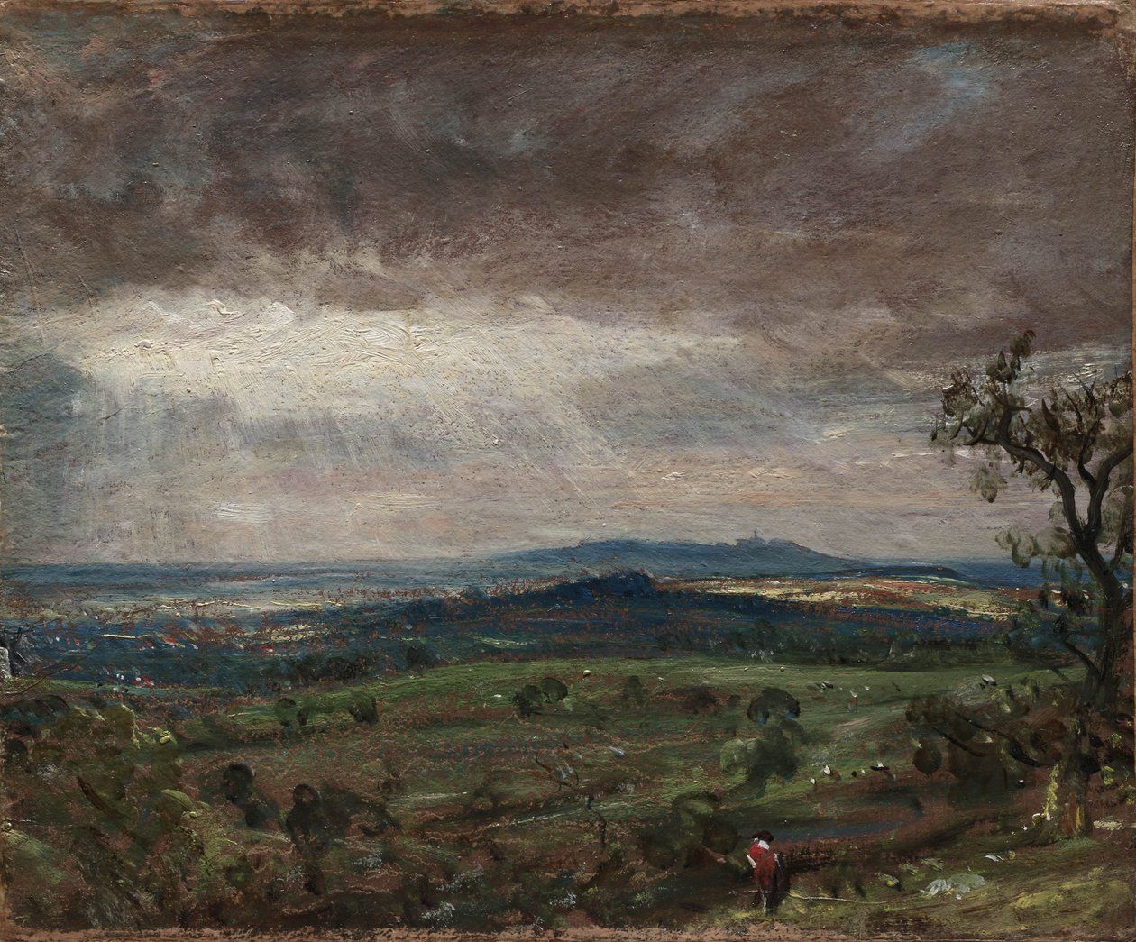 Hampstead Heath, Looking Toward Harrow, 1821 körül alkotó: John Constable