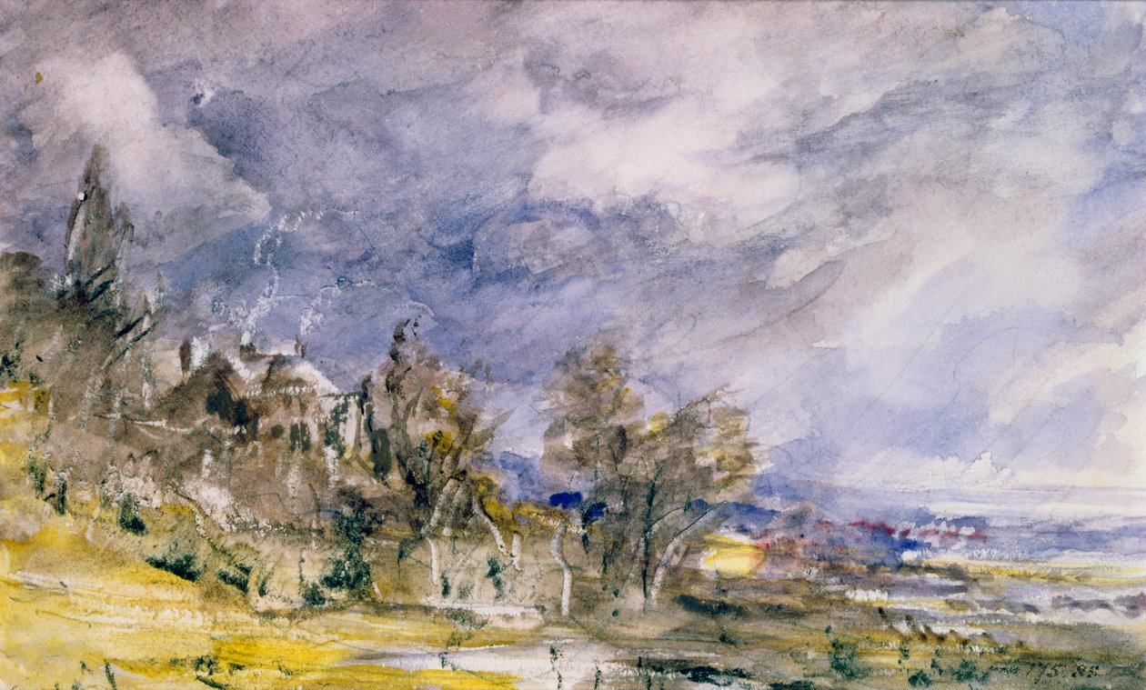 Hampstead Heath a Well Walk közelében, 1834 alkotó: John Constable