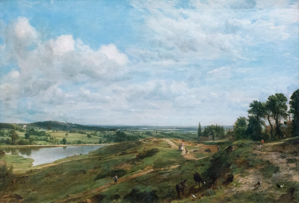 Hampstead heath (olaj, vászon ) alkotó: John Constable