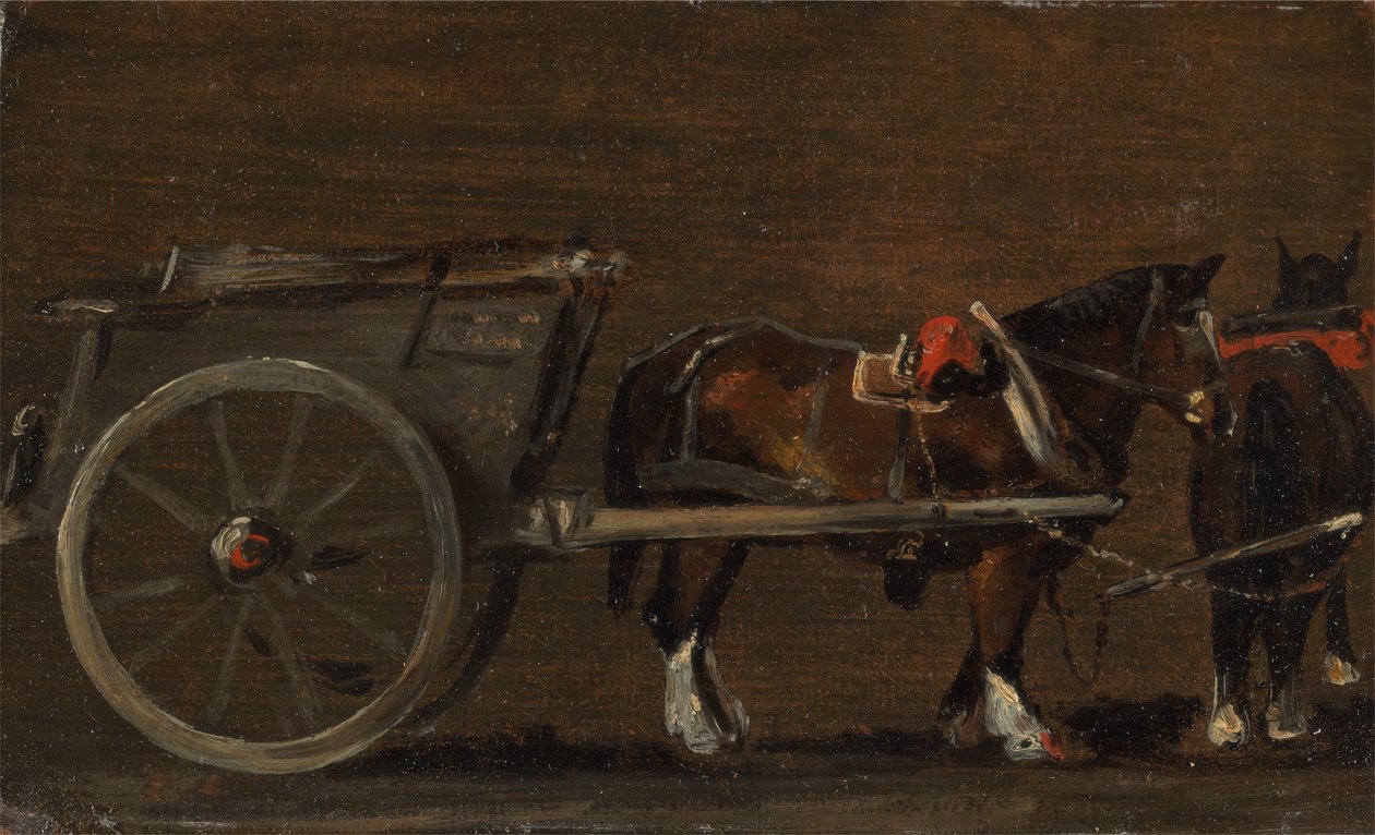 Ló és szekér, kb. 1814. alkotó: John Constable