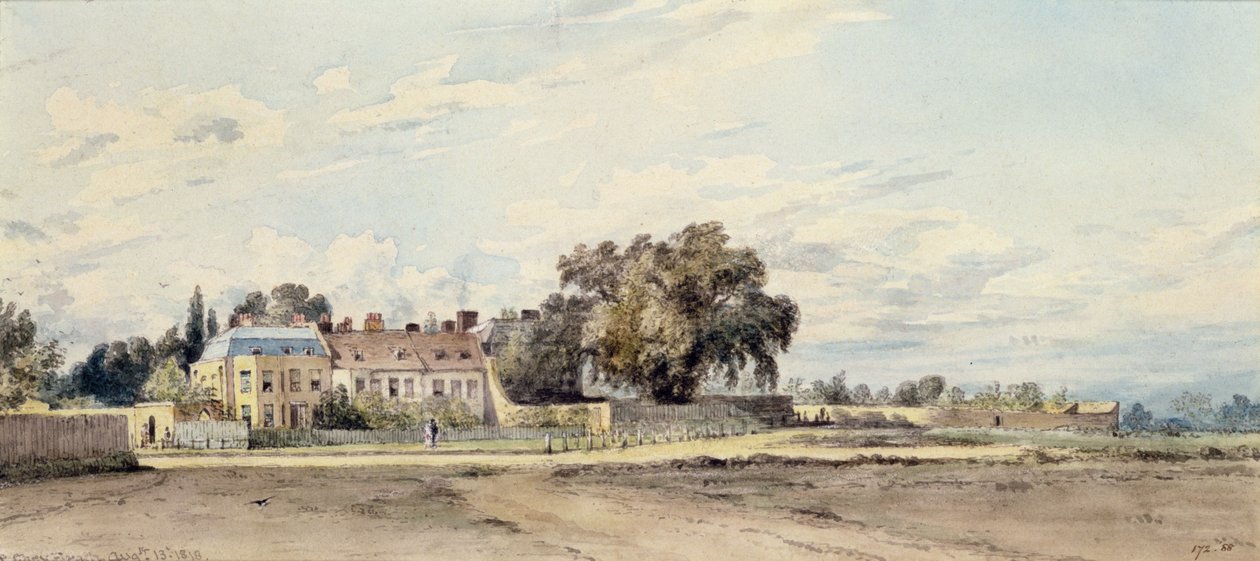 Putney Heath-i házak alkotó: John Constable