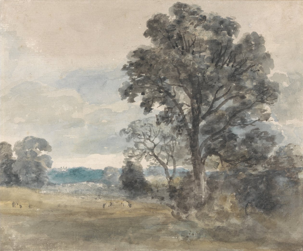 Tájkép East Bergholtban alkotó: John Constable