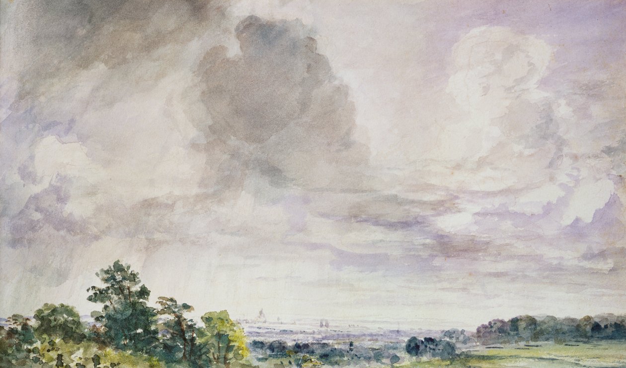 London a Hampstead Heathből alkotó: John Constable