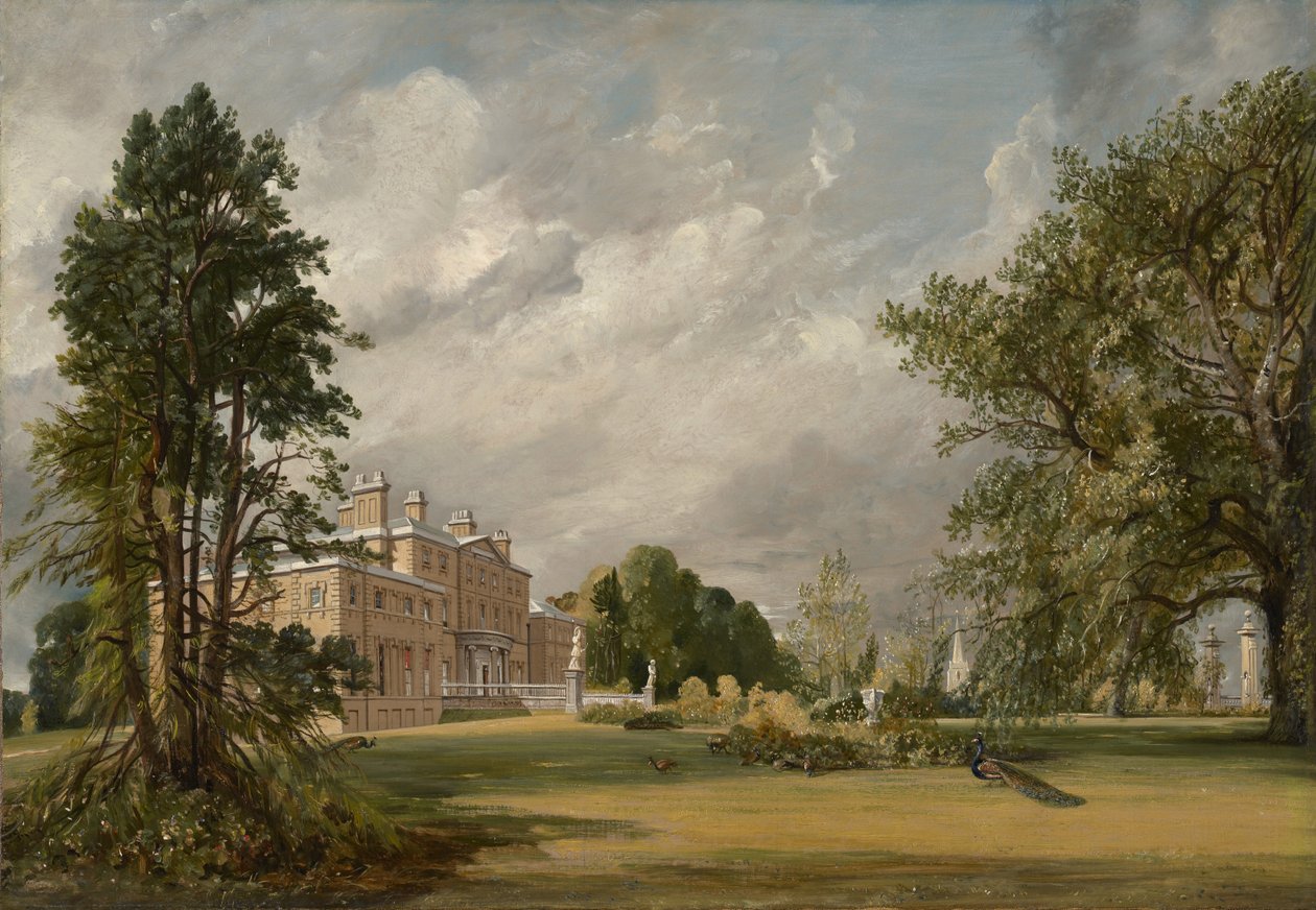 Malvern Hall, 1821 alkotó: John Constable