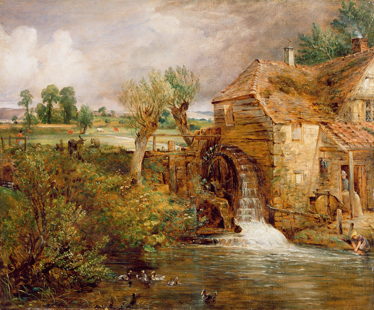 Malom Gillinghamben, Dorsetben alkotó: John Constable