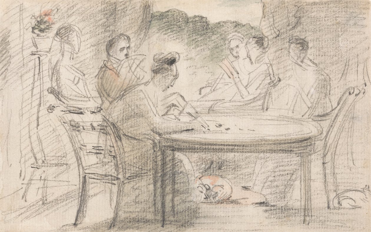 Mr. Hobson a Markfield and Family-től alkotó: John Constable