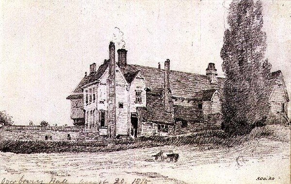 Overbury Hall, Suffolk alkotó: John Constable