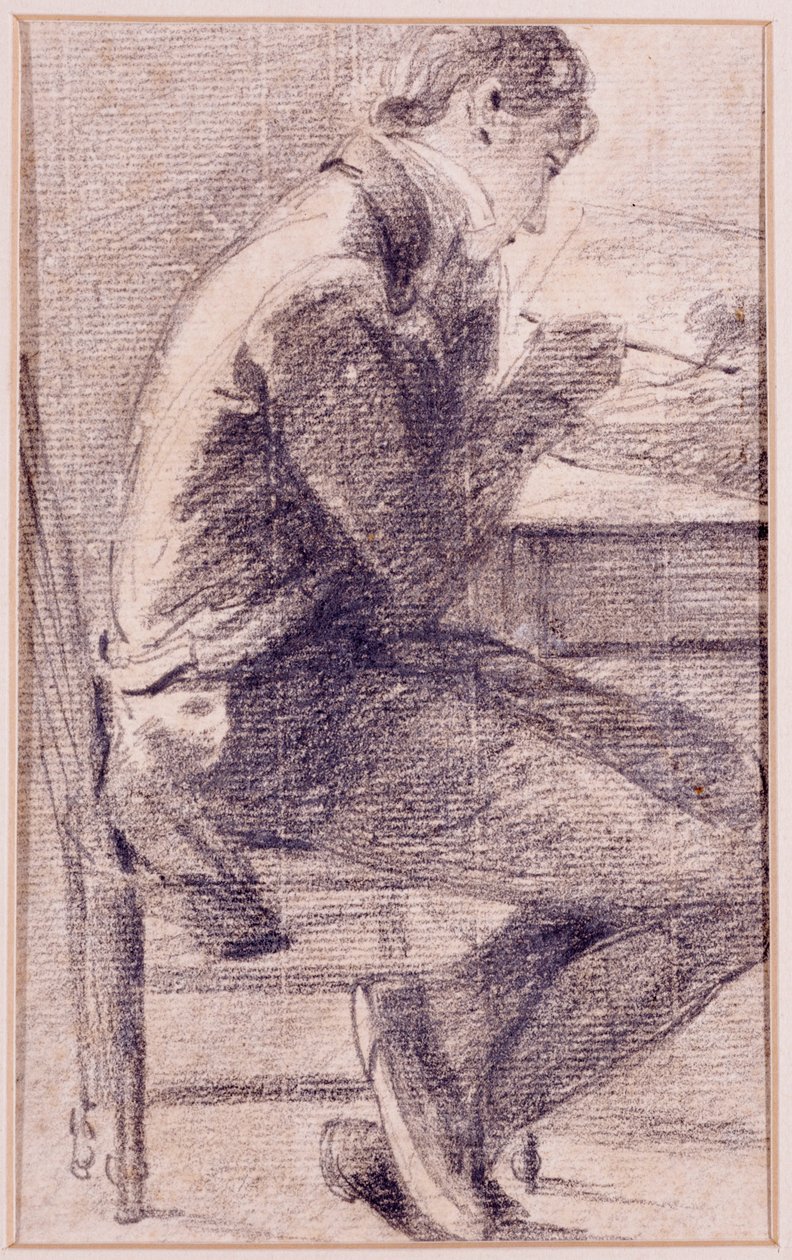 Vázlatkészítő művész portréja, 1801 alkotó: John Constable